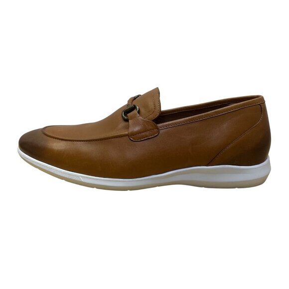 Thomas & Vine Men’s Brown Genuine Leather Slip-On Comfortable Bit Loafers Size 9 main image 9